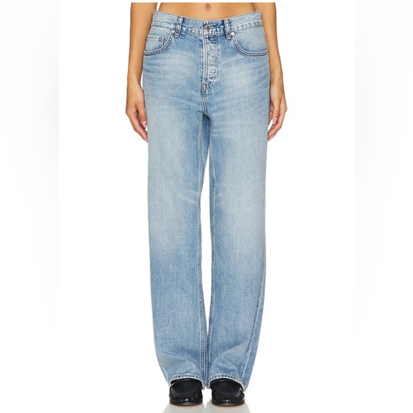 NEW GRLFRND Bella Low Rise Boyfriend Jean Santa Monica Size 29 - Picture 2 of 12